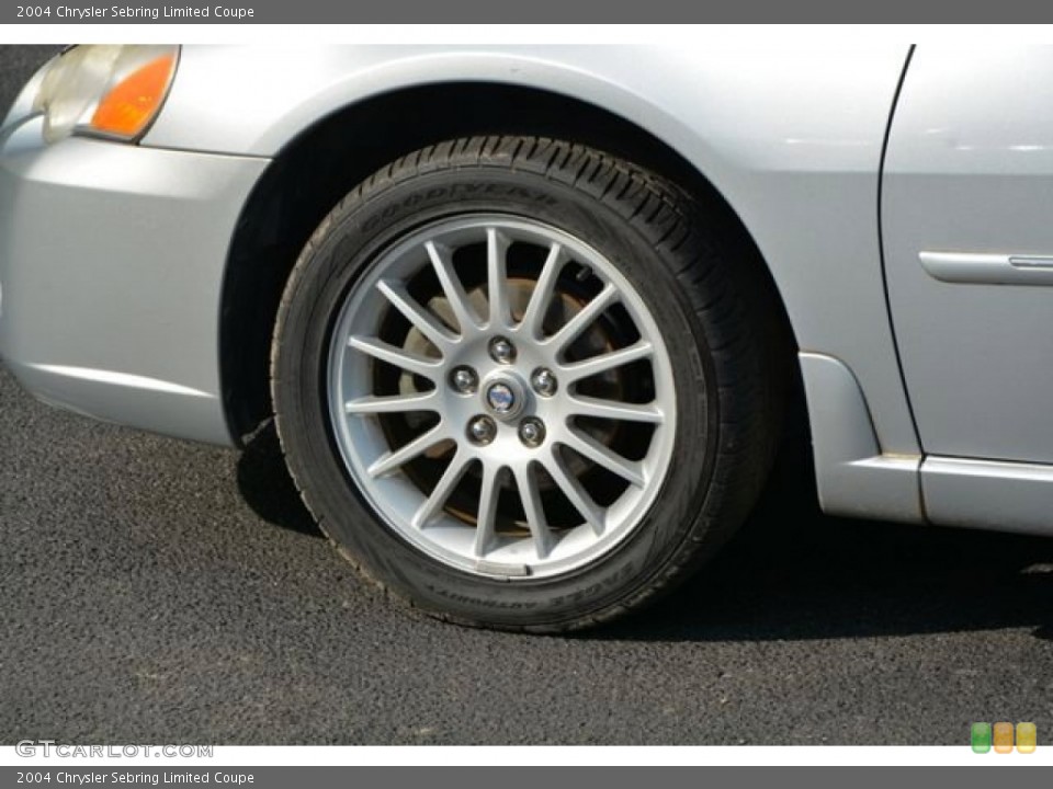 2004 Chrysler Sebring Limited Coupe Wheel and Tire Photo #90385276