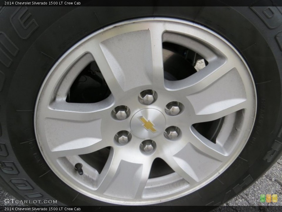 2014 Chevrolet Silverado 1500 LT Crew Cab Wheel and Tire Photo #90385673