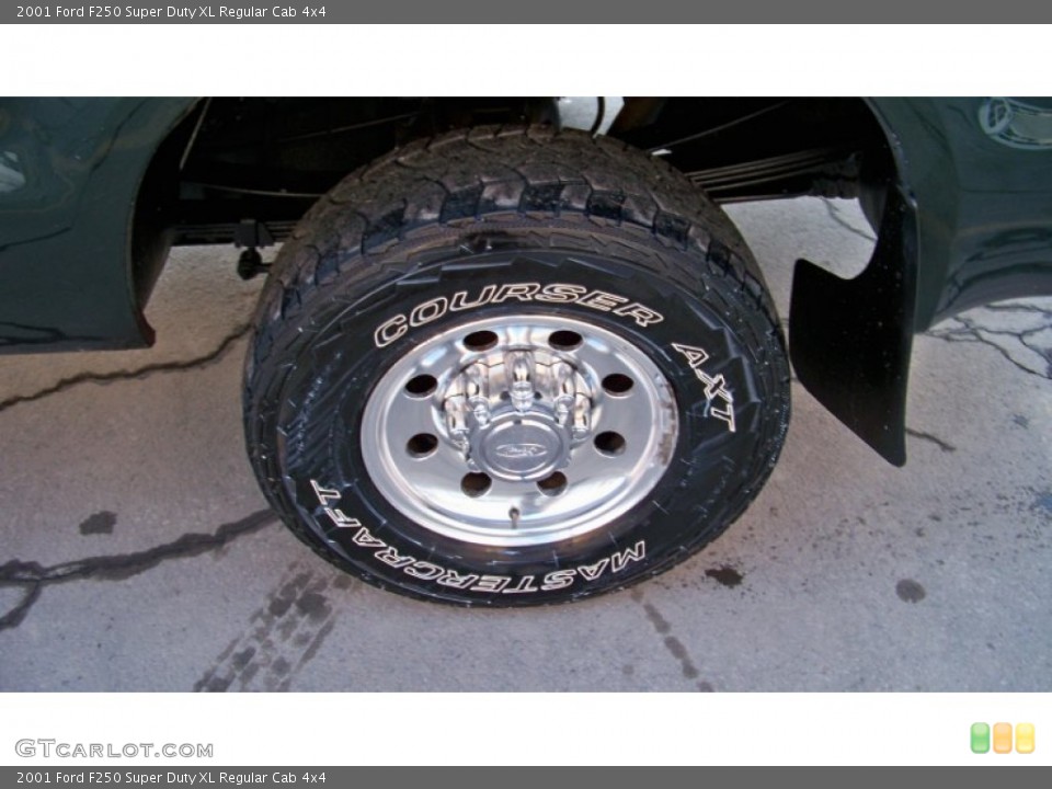 2001 Ford F250 Super Duty XL Regular Cab 4x4 Wheel and Tire Photo #90386195