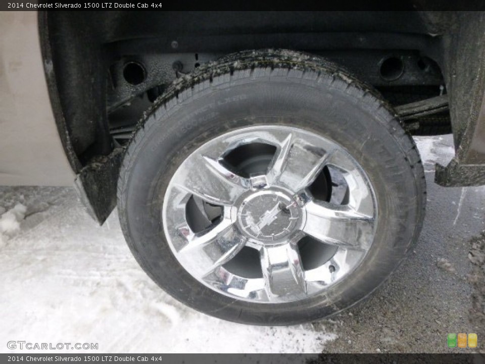 2014 Chevrolet Silverado 1500 LTZ Double Cab 4x4 Wheel and Tire Photo #90388842