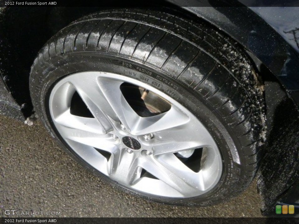 2012 Ford Fusion Sport AWD Wheel and Tire Photo #90392108