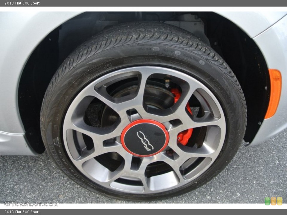 2013 Fiat 500 Sport Wheel and Tire Photo #90392714
