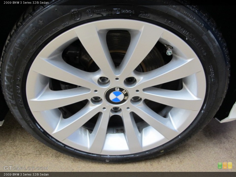 2009 BMW 3 Series 328i Sedan Wheel and Tire Photo #90399236