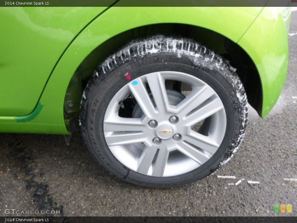 2014 Chevrolet Spark LS Wheel and Tire Photo #90400478