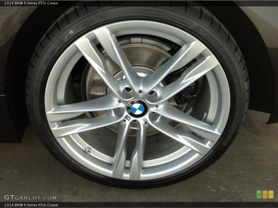 2014 BMW 6 Series 650i Coupe Wheel and Tire Photo #90400715