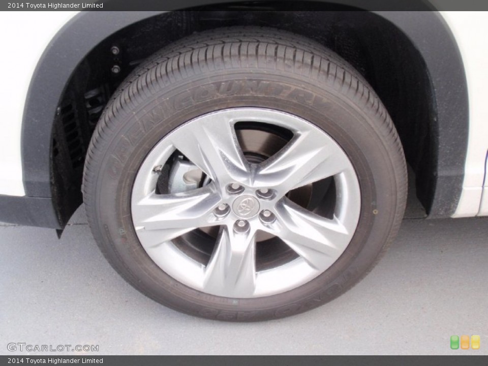 2014 Toyota Highlander Limited Wheel and Tire Photo #90406397