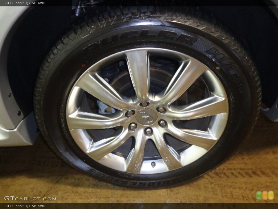 2013 Infiniti QX 56 4WD Wheel and Tire Photo #90410031
