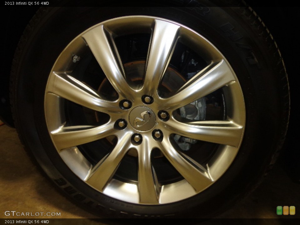 2013 Infiniti QX 56 4WD Wheel and Tire Photo #90411702