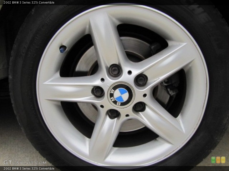2002 BMW 3 Series 325i Convertible Wheel and Tire Photo #90411772