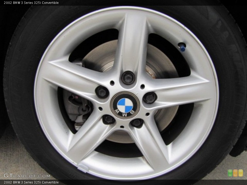 2002 BMW 3 Series 325i Convertible Wheel and Tire Photo #90411843