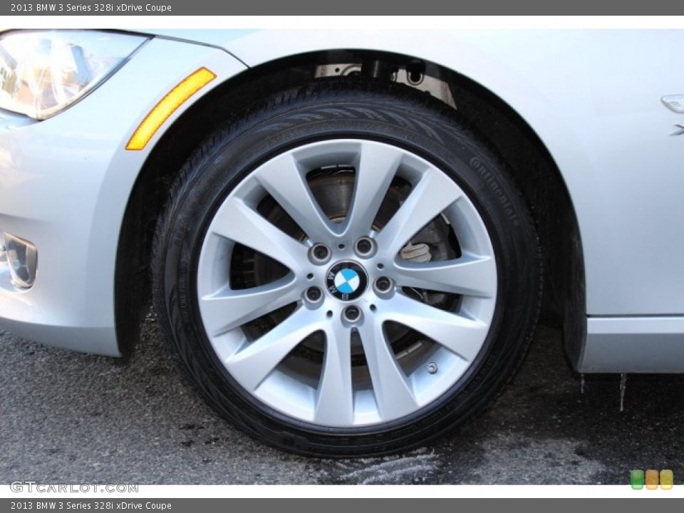 2013 BMW 3 Series 328i xDrive Coupe Wheel and Tire Photo #90414546