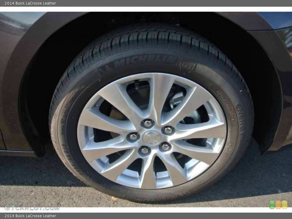 2014 Buick LaCrosse Leather Wheel and Tire Photo #90423698