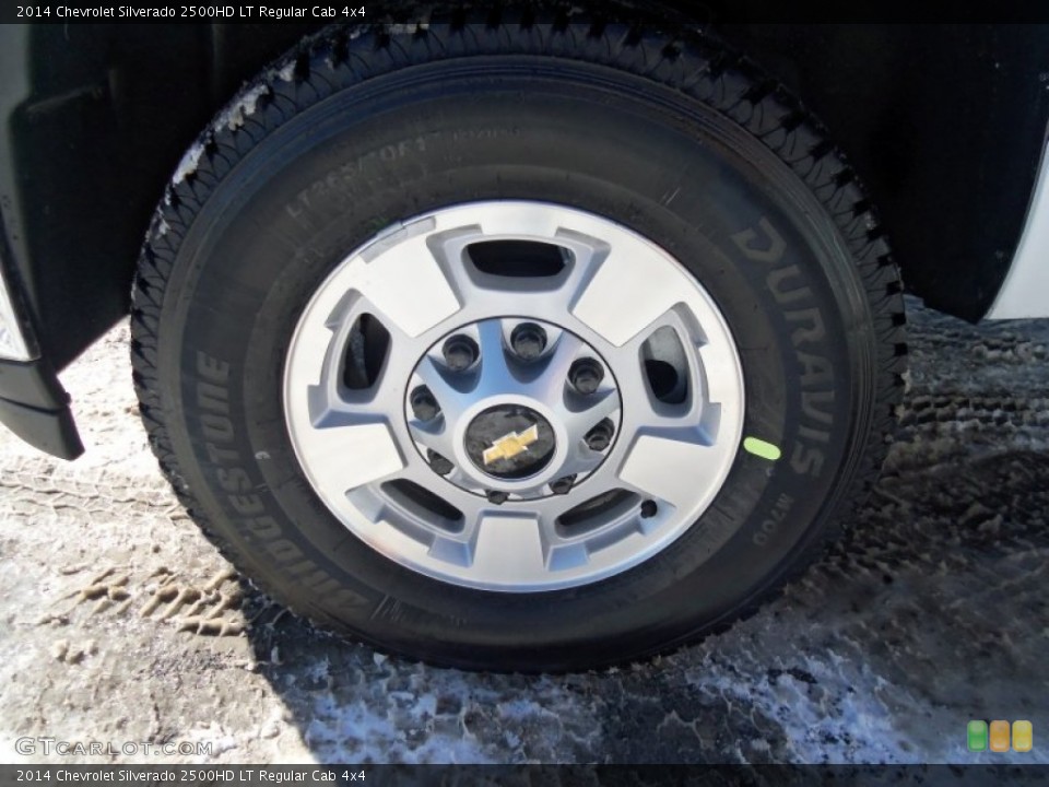 2014 Chevrolet Silverado 2500HD LT Regular Cab 4x4 Wheel and Tire Photo #90425076