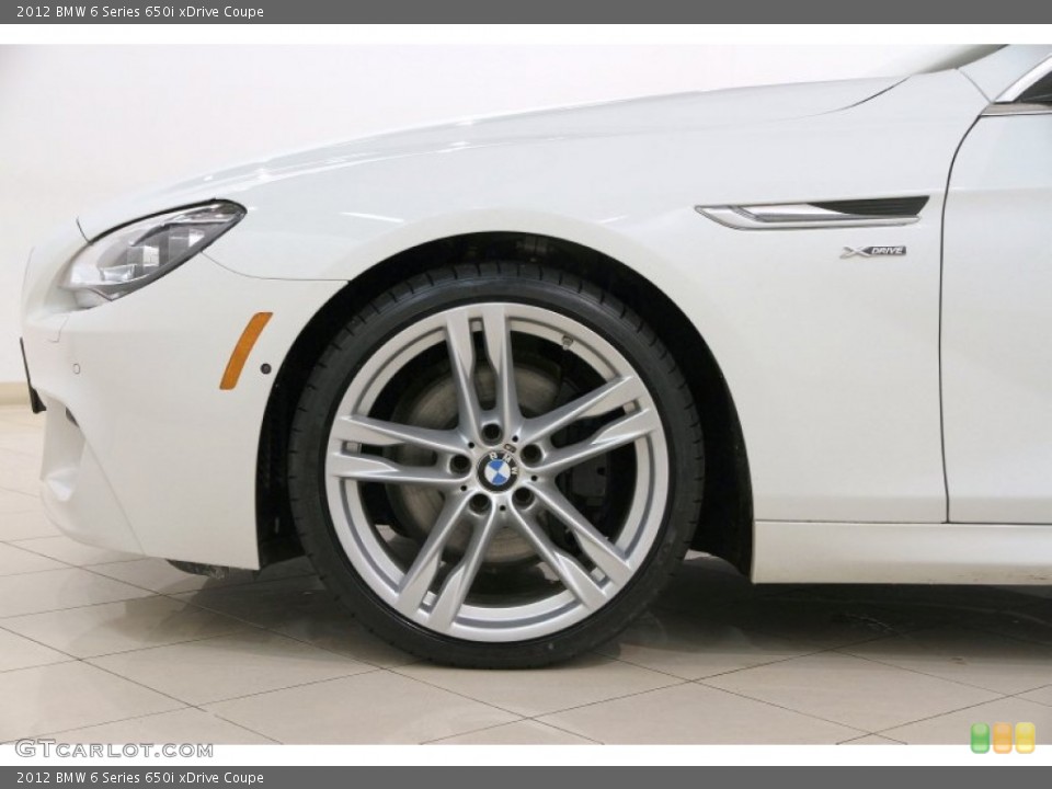 2012 BMW 6 Series 650i xDrive Coupe Wheel and Tire Photo #90432000