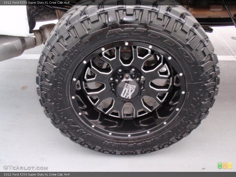 2012 Ford F250 Super Duty Custom Wheel and Tire Photo #90443644