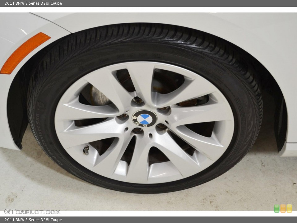 2011 BMW 3 Series 328i Coupe Wheel and Tire Photo #90445431