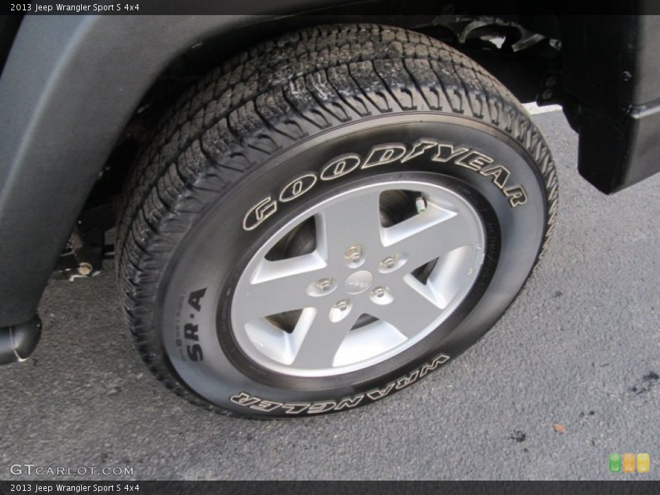 2013 Jeep Wrangler Sport S 4x4 Wheel and Tire Photo #90447348