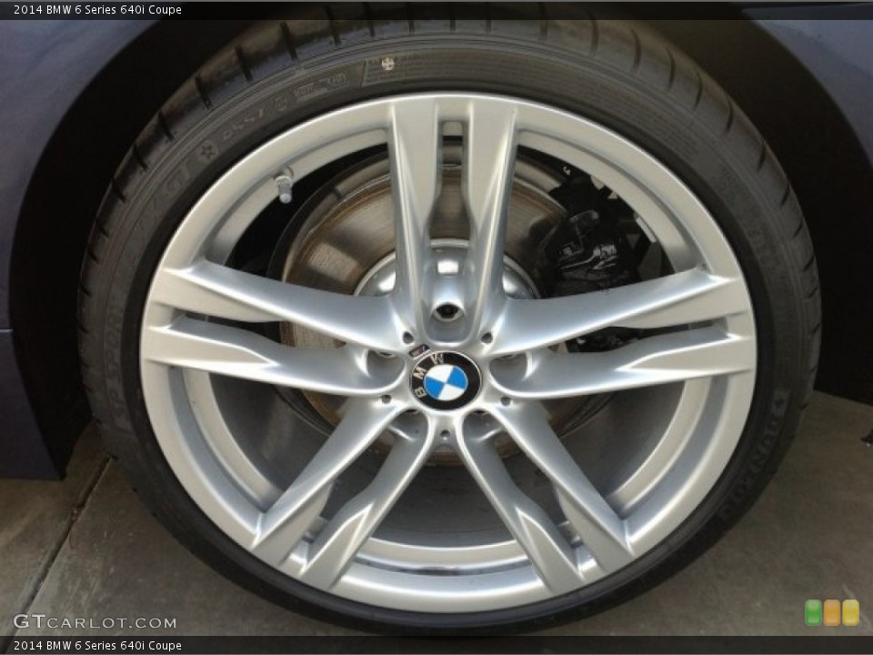 2014 BMW 6 Series 640i Coupe Wheel and Tire Photo #90457080
