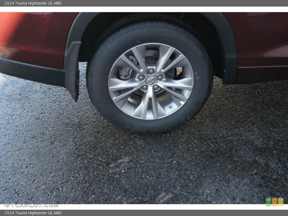 2014 Toyota Highlander LE AWD Wheel and Tire Photo #90464802