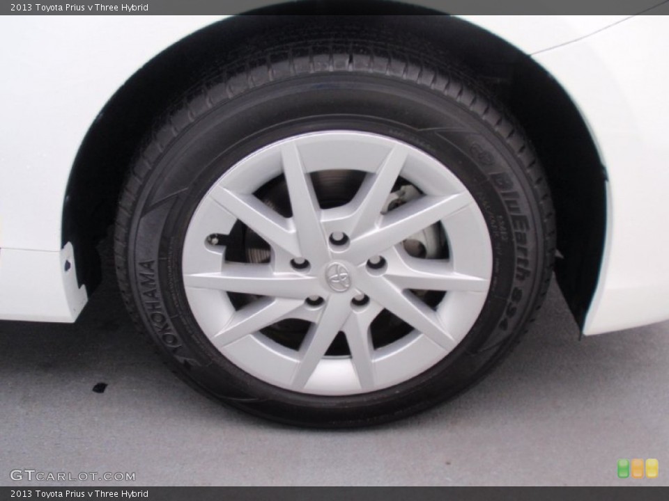2013 Toyota Prius v Three Hybrid Wheel and Tire Photo #90480761