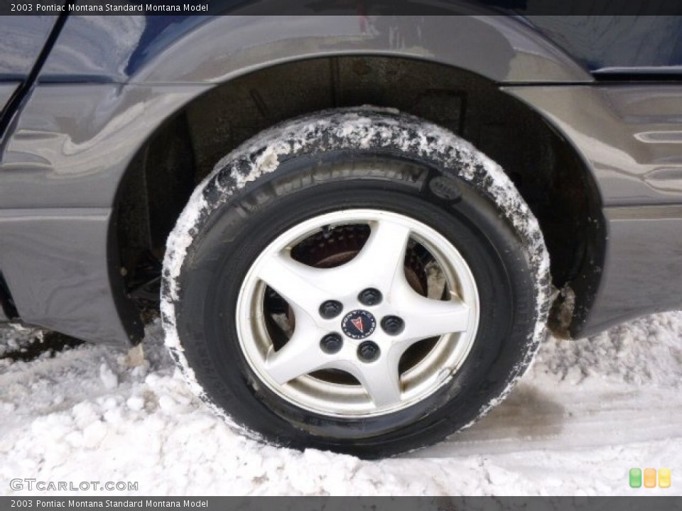 2003 Pontiac Montana Wheels and Tires