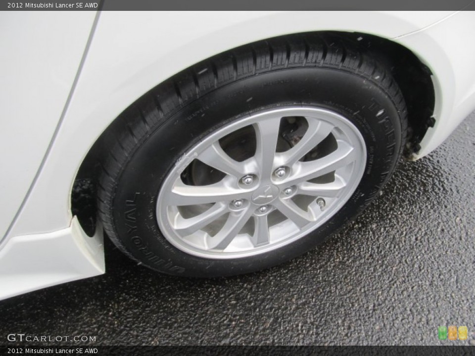 2012 Mitsubishi Lancer SE AWD Wheel and Tire Photo #90490274