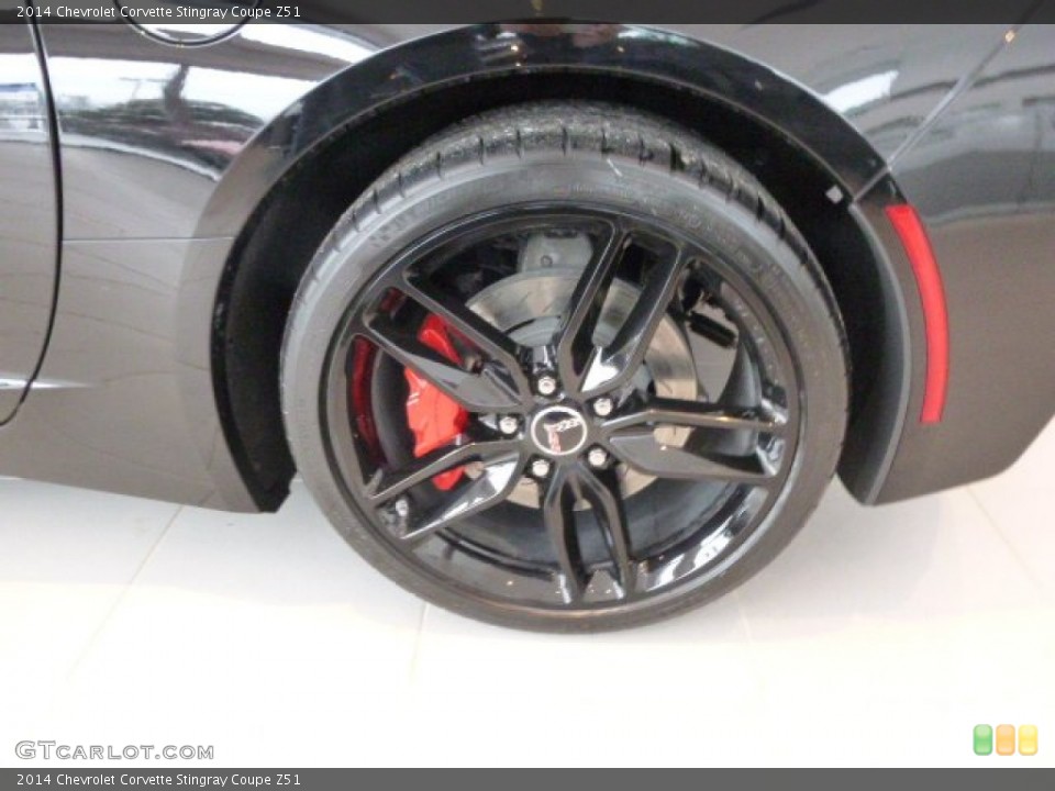 2014 Chevrolet Corvette Stingray Coupe Z51 Wheel and Tire Photo #90493241