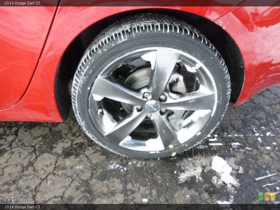 2014 Dodge Dart GT Wheel and Tire Photo #90536186