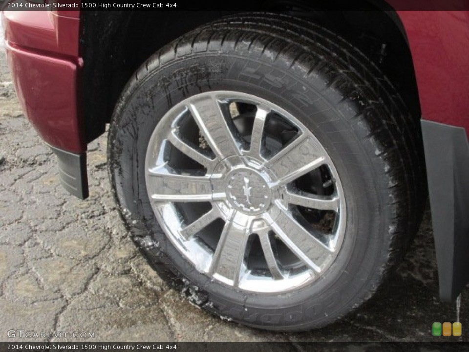 2014 Chevrolet Silverado 1500 High Country Crew Cab 4x4 Wheel and Tire Photo #90537344