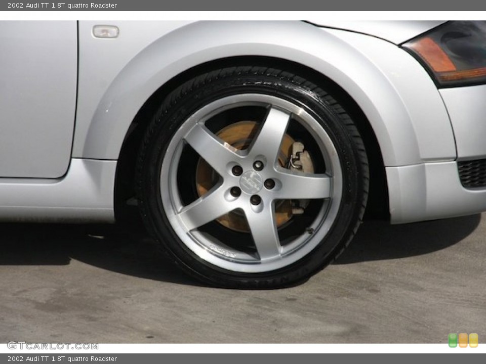 2002 Audi TT 1.8T quattro Roadster Wheel and Tire Photo #90543209