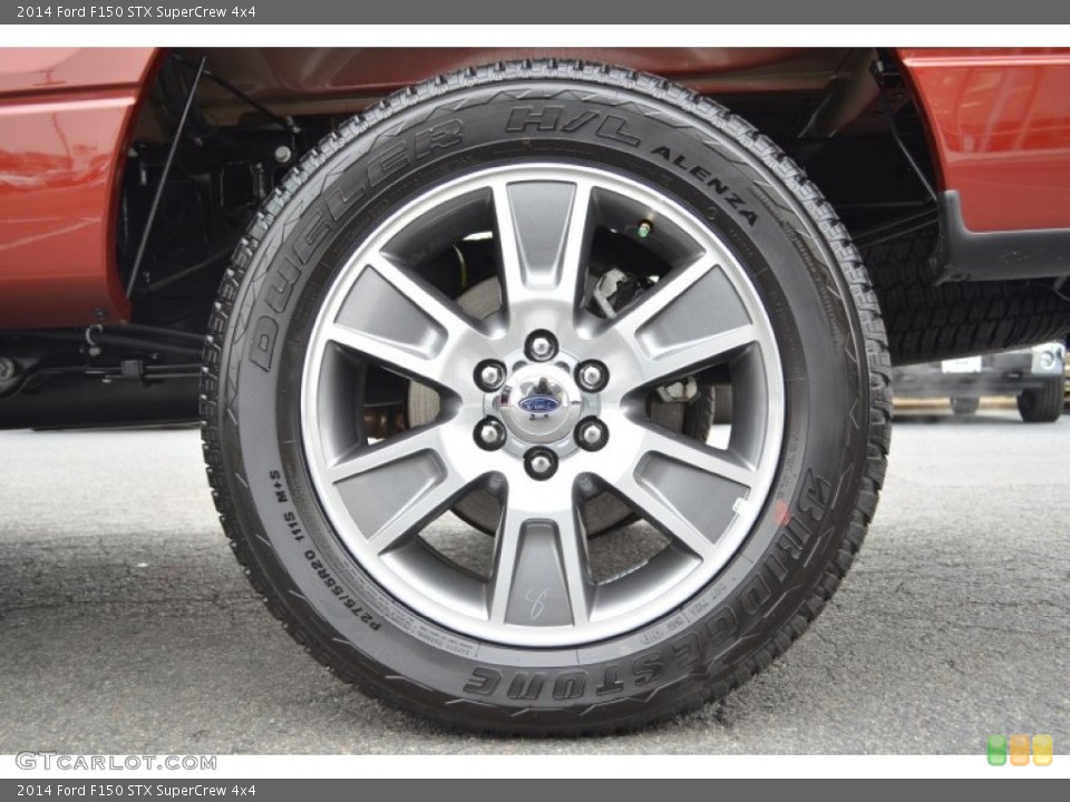 2014 Ford F150 STX SuperCrew 4x4 Wheel and Tire Photo #90547800