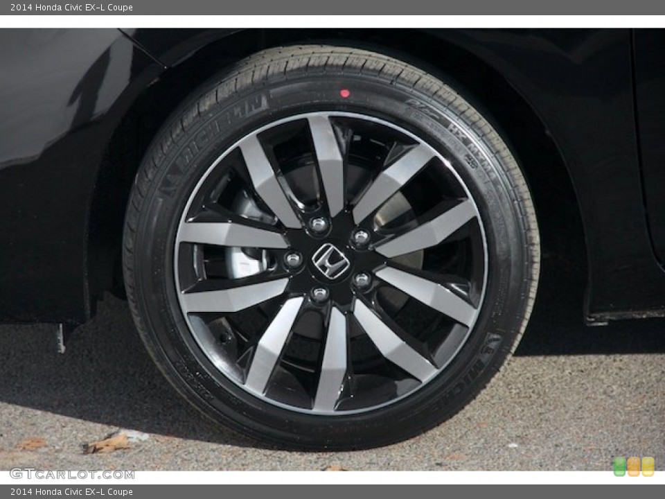 2014 Honda Civic EX-L Coupe Wheel and Tire Photo #90573682