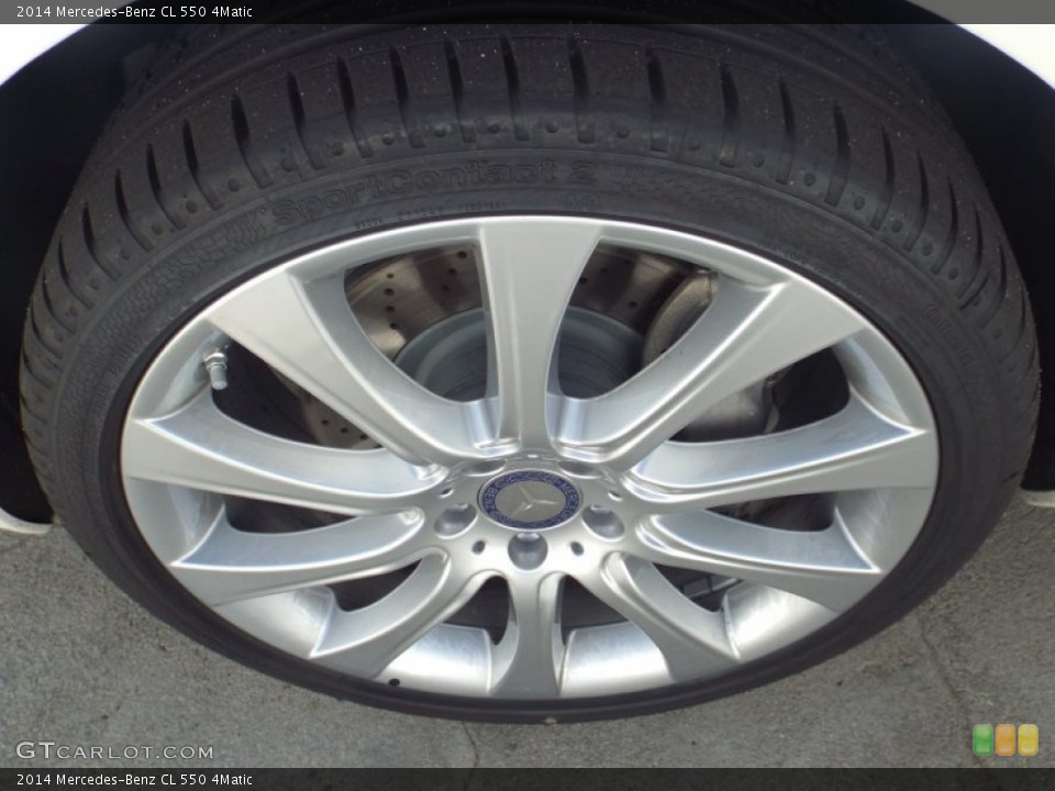 2014 Mercedes-Benz CL 550 4Matic Wheel and Tire Photo #90576725