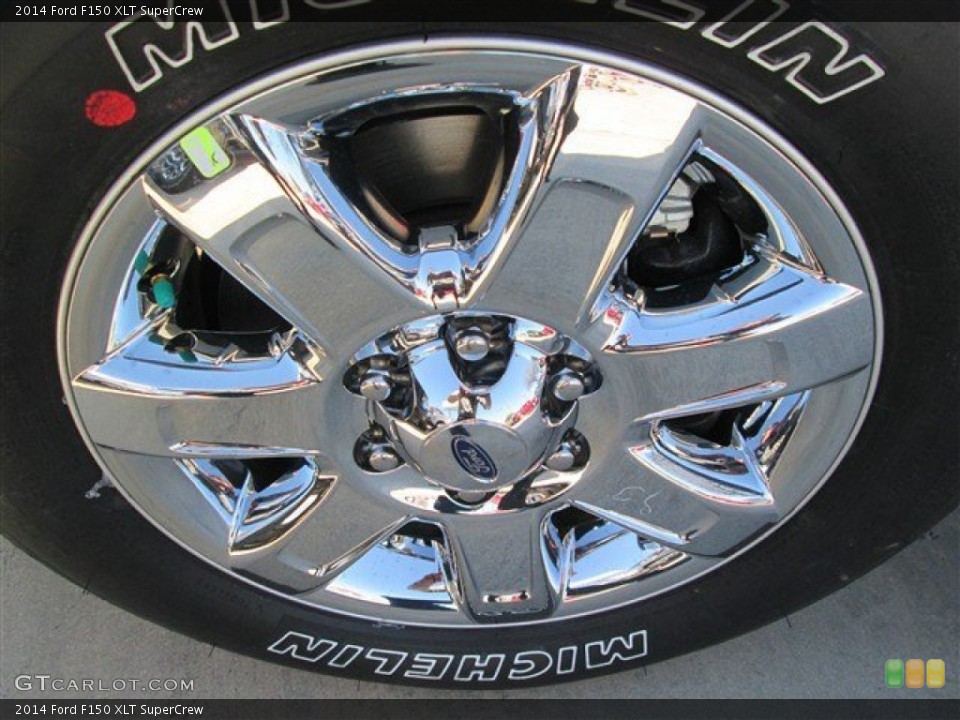 2014 Ford F150 XLT SuperCrew Wheel and Tire Photo #90582157