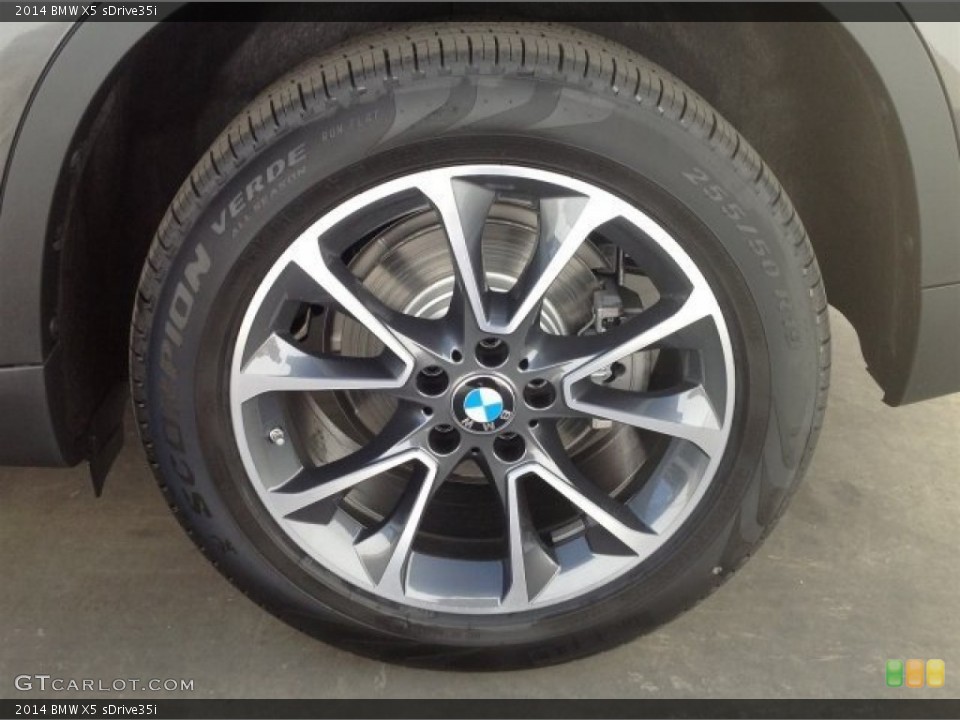 2014 BMW X5 sDrive35i Wheel and Tire Photo #90590308