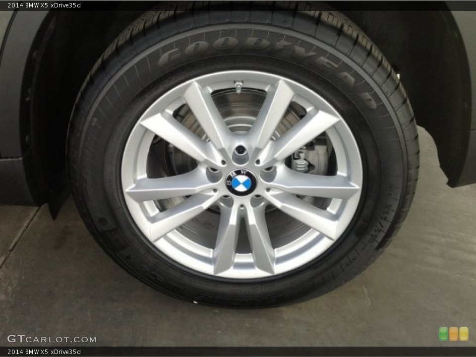 2014 BMW X5 xDrive35d Wheel and Tire Photo #90591094