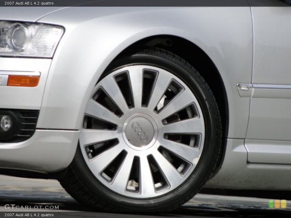 2007 Audi A8 L 4.2 quattro Wheel and Tire Photo #90604889