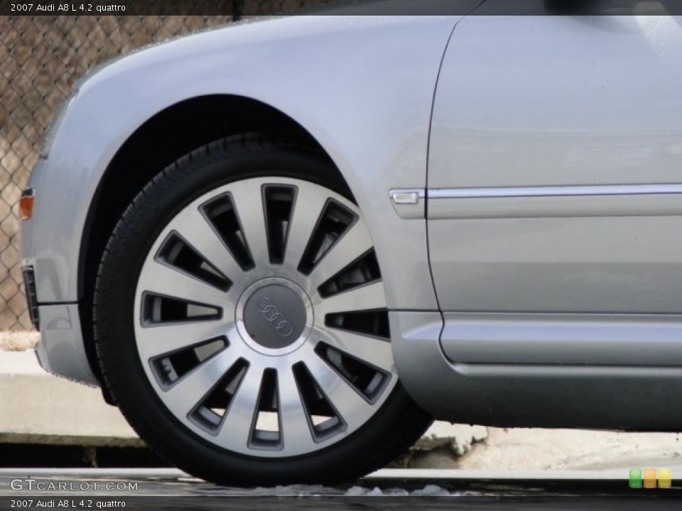 2007 Audi A8 L 4.2 quattro Wheel and Tire Photo #90604985