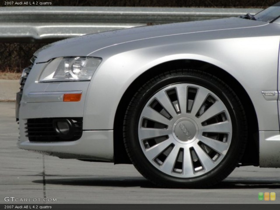 2007 Audi A8 L 4.2 quattro Wheel and Tire Photo #90605159
