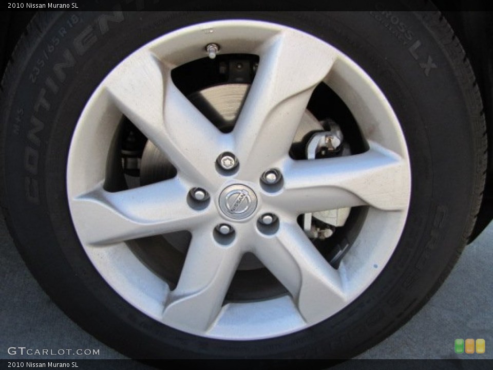 2010 Nissan Murano SL Wheel and Tire Photo #90608137