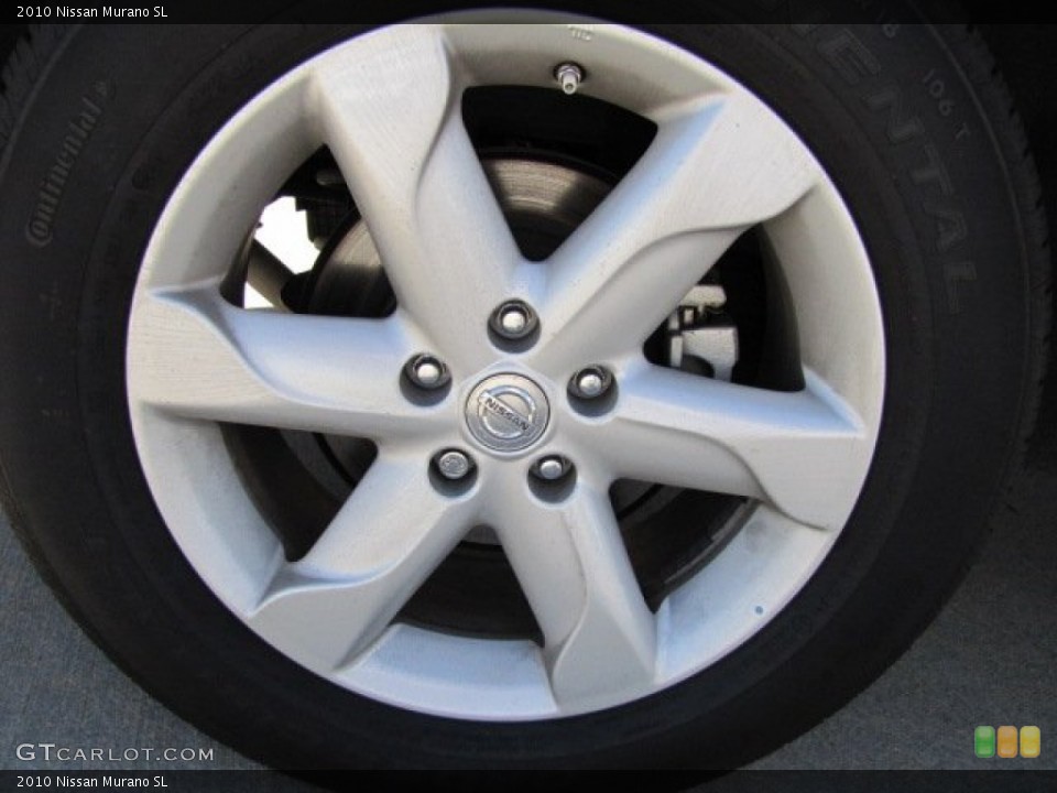 2010 Nissan Murano SL Wheel and Tire Photo #90608156