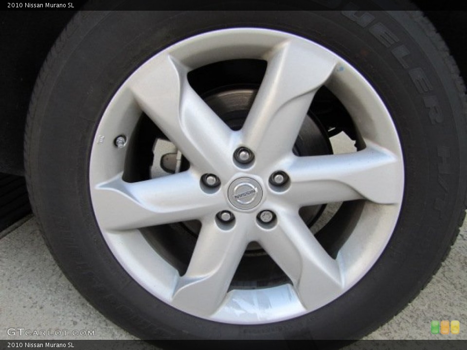 2010 Nissan Murano SL Wheel and Tire Photo #90608201