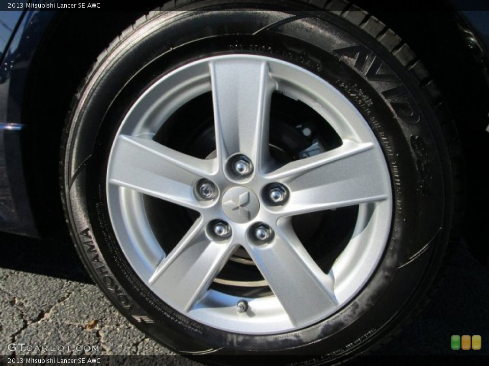 2013 Mitsubishi Lancer SE AWC Wheel and Tire Photo #90628044