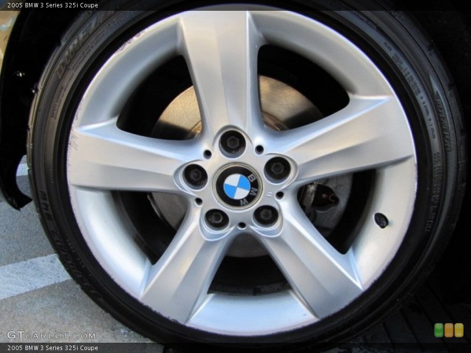 2005 BMW 3 Series 325i Coupe Wheel and Tire Photo #90632901