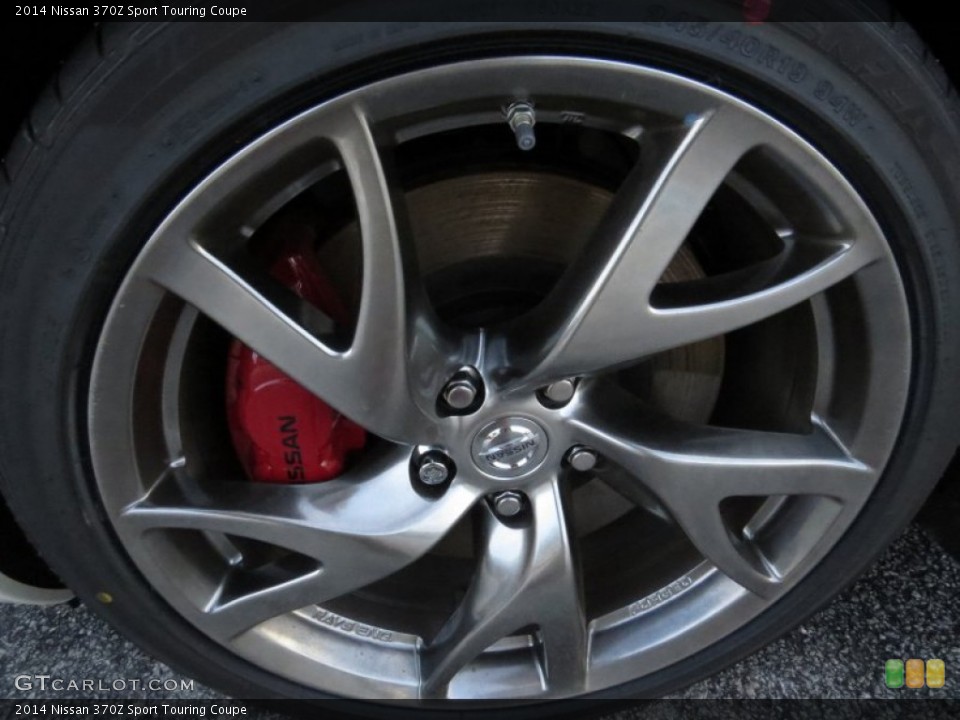 2014 Nissan 370Z Sport Touring Coupe Wheel and Tire Photo #90647486
