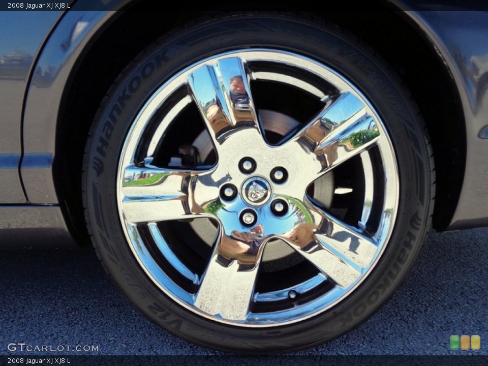 2008 Jaguar XJ XJ8 L Wheel and Tire Photo #90674478