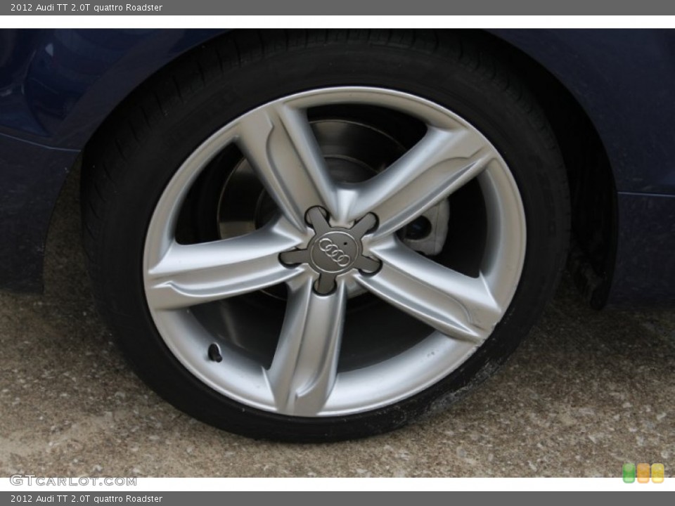 2012 Audi TT 2.0T quattro Roadster Wheel and Tire Photo #90684505