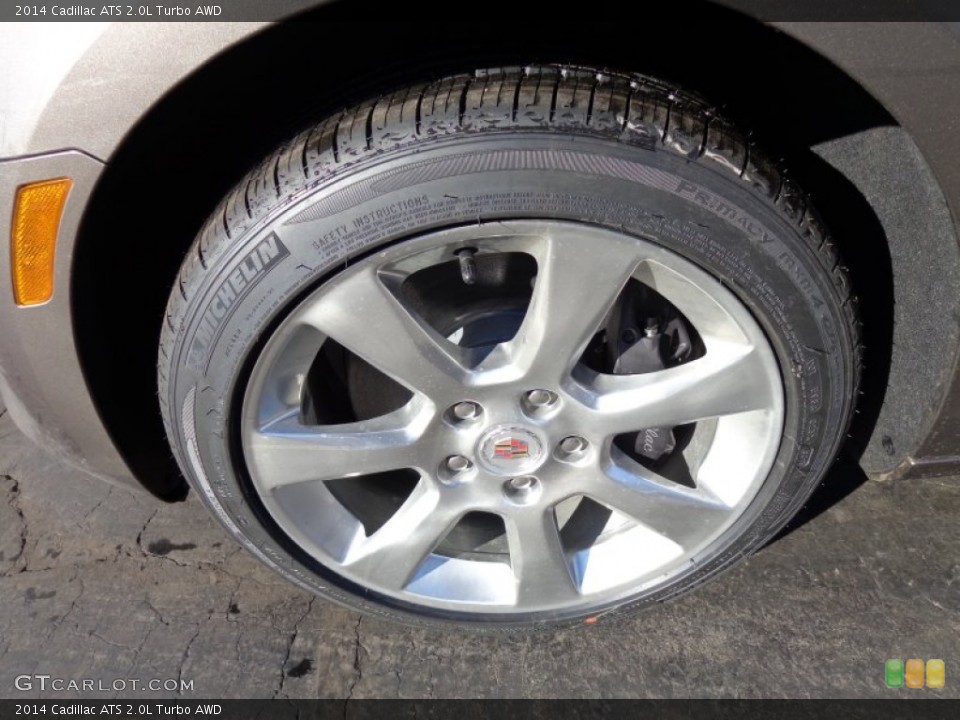 2014 Cadillac ATS 2.0L Turbo AWD Wheel and Tire Photo #90694702