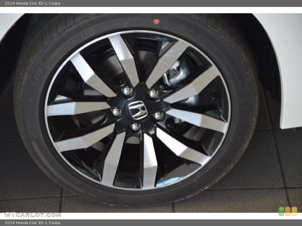 2014 Honda Civic EX-L Coupe Wheel and Tire Photo #90695497