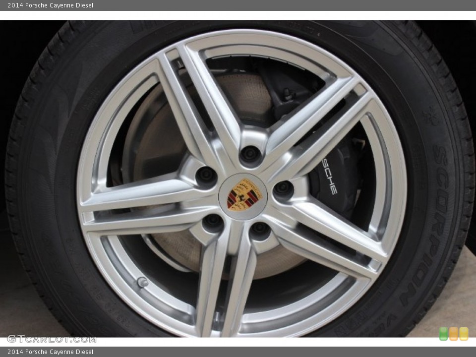 2014 Porsche Cayenne Diesel Wheel and Tire Photo #90699667